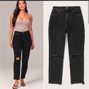 Abercrombie & Fitch Mom High Rise Curve Love